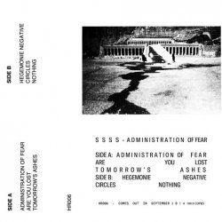 S S S S - Administration Of Fear (2014)