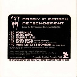Massiv In Mensch - Menschdefekt (2003) [Promo]