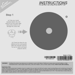 Capn Stewmeiser - Instructions (2010)