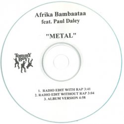 Afrika Bambaataa feat. Gary Numan - Metal (Promo) (2004) [Single]