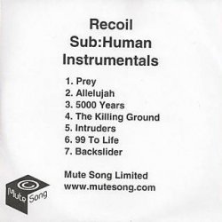 Recoil - Subhuman - Instrumentals (2007)