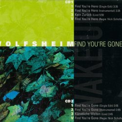 Wolfsheim - Find You're Here / Find You're Gone (Limited Edition) (2003) [2CD EP]